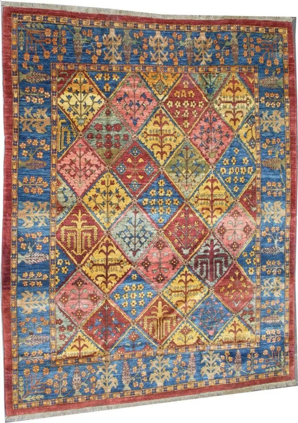 Handwoven Hunza carpet detail